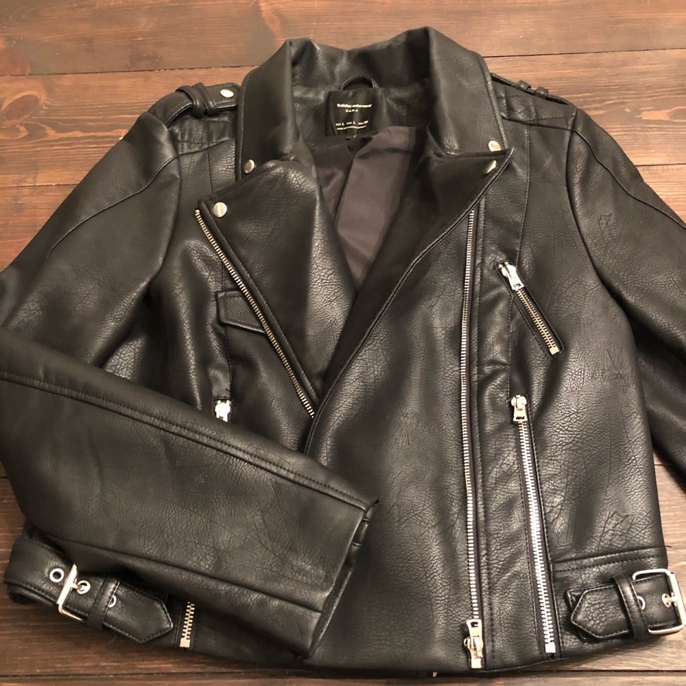 Zara Faux Leather Jacket